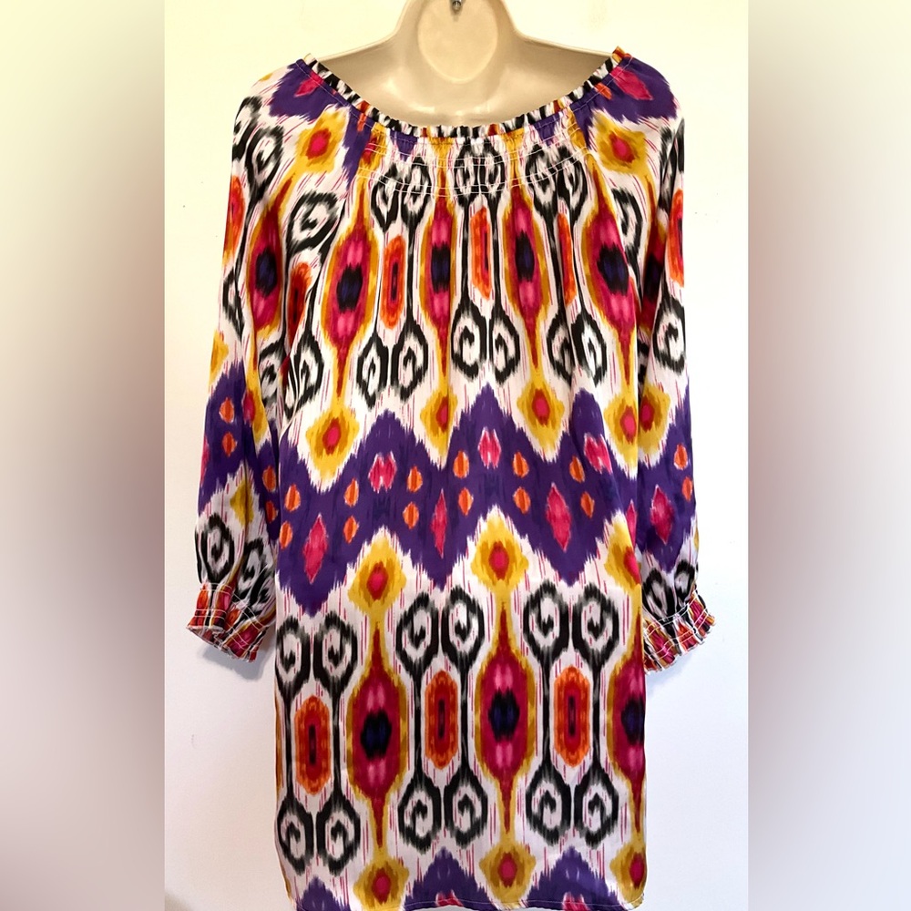 Chico's Multicolor Patterned Tunic Top - image 6